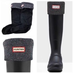 Large Metallic Tall Hunter Boot Sock